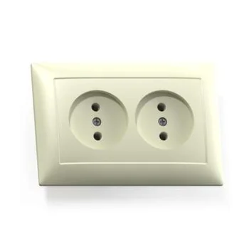 Розетка 2-м СП Селена РС16-371 16А IP20 сл. кость Кунцево 8147